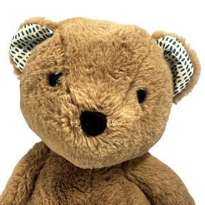 B Softies Cara-Mellow Happy Hues Teddy Bear Plush Battat Blue Brown SOFT